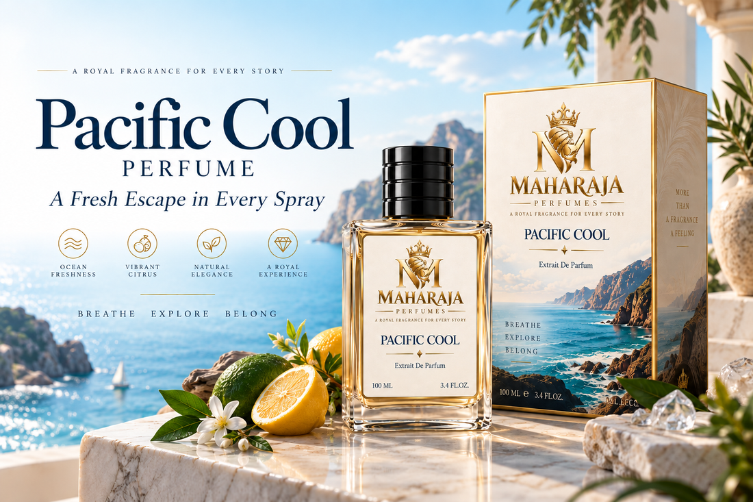 MAHARAJA Pacific Perfume | Fresh Aquatic Fragrance for Men &amp; Women