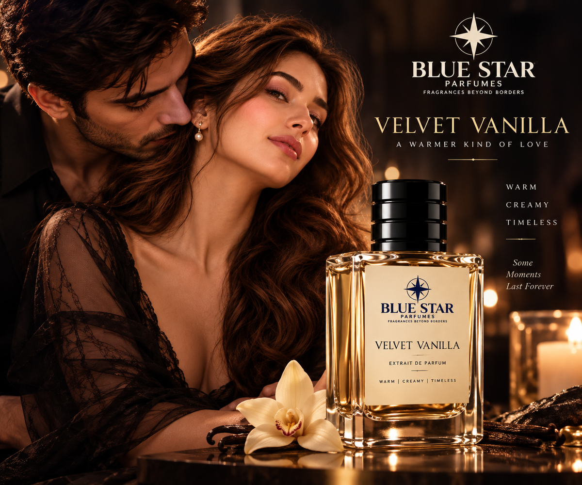 Blue Star Velvet Vanilla – Extrait de Parfum | Warm, Creamy &amp; Timeless Fragrance 100ML