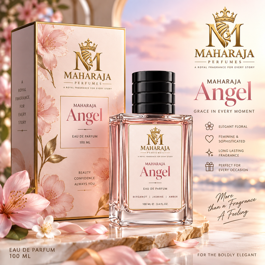 MAHARAJA Angel Eau de Parfum for Women | Elegant Floral Fragrance | Luxury Perfume | 100 ML